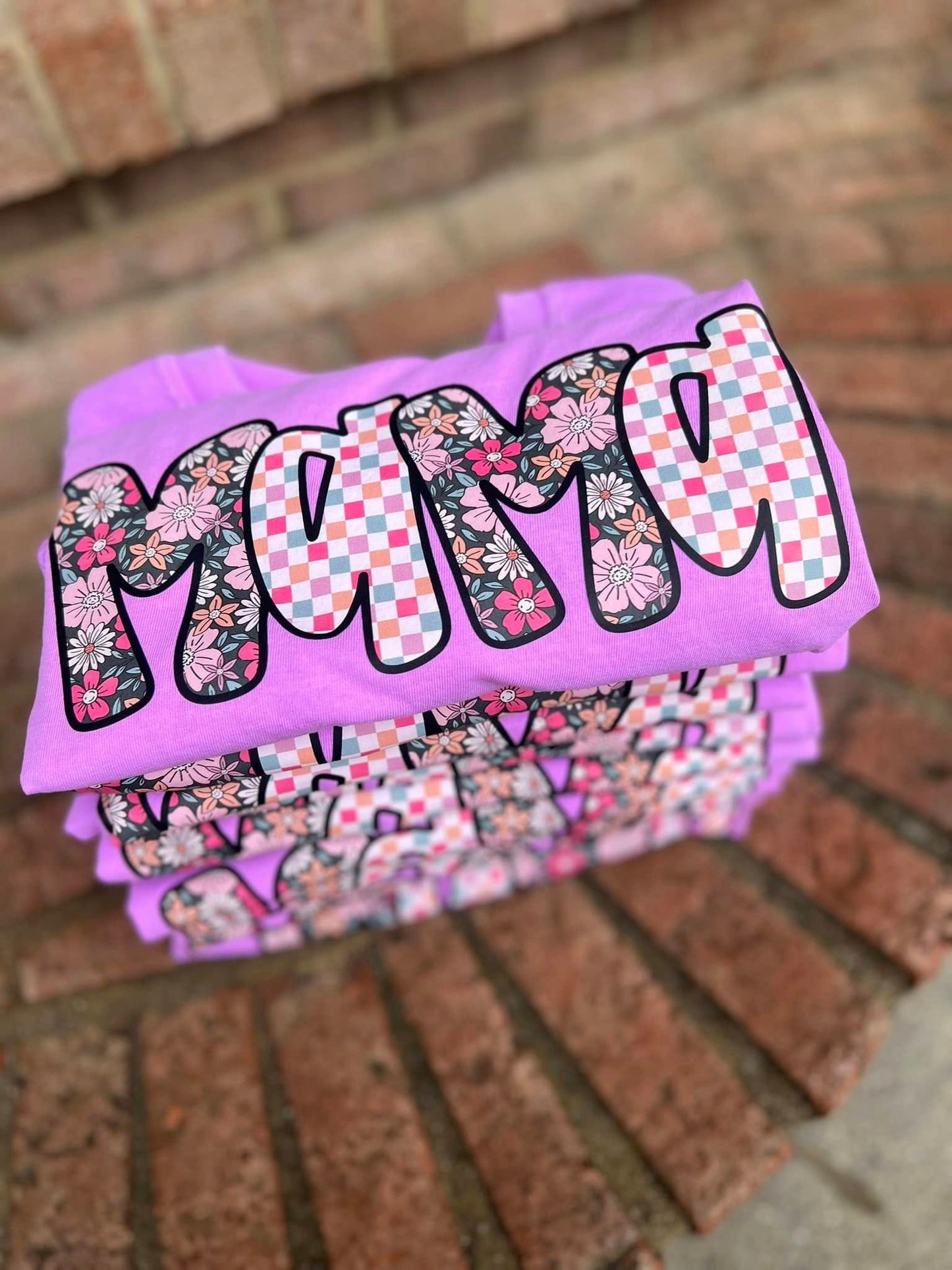 Mama Floral Comfort Colors Tee