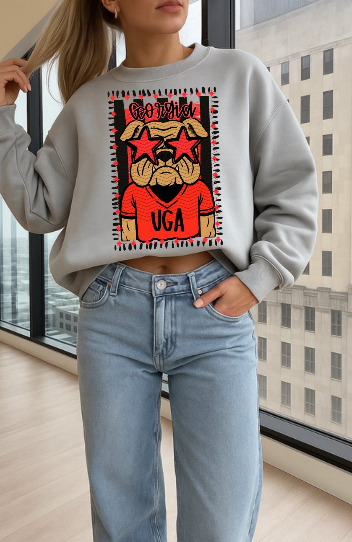 Hand Drawn Bulldog Frame