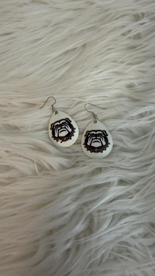 GA Fishing Earrings