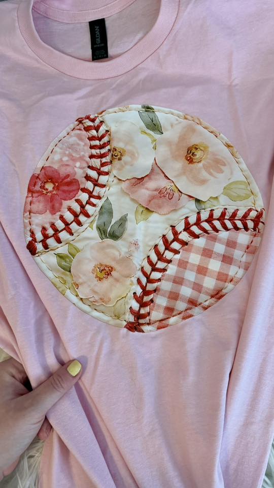 Quilted Baseball Tee - XL