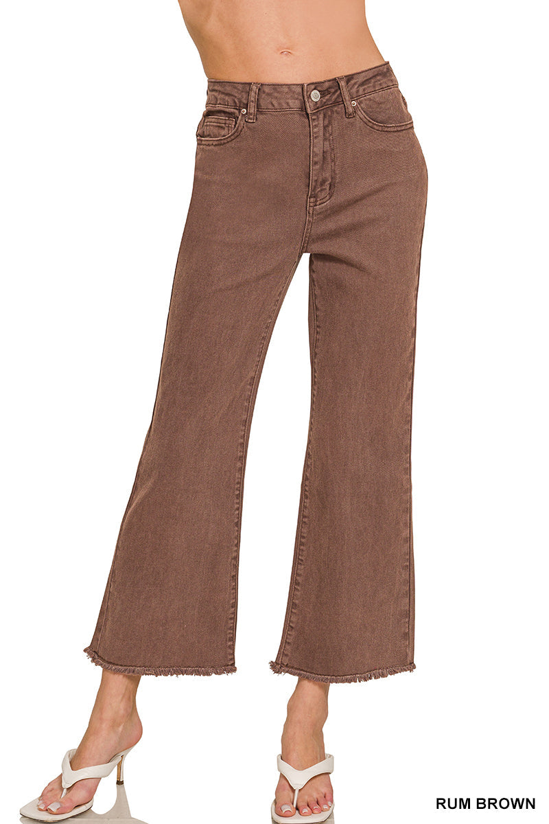 Frayed Bootcut High Rise Jeans Zenana*multiple colors* New RTS