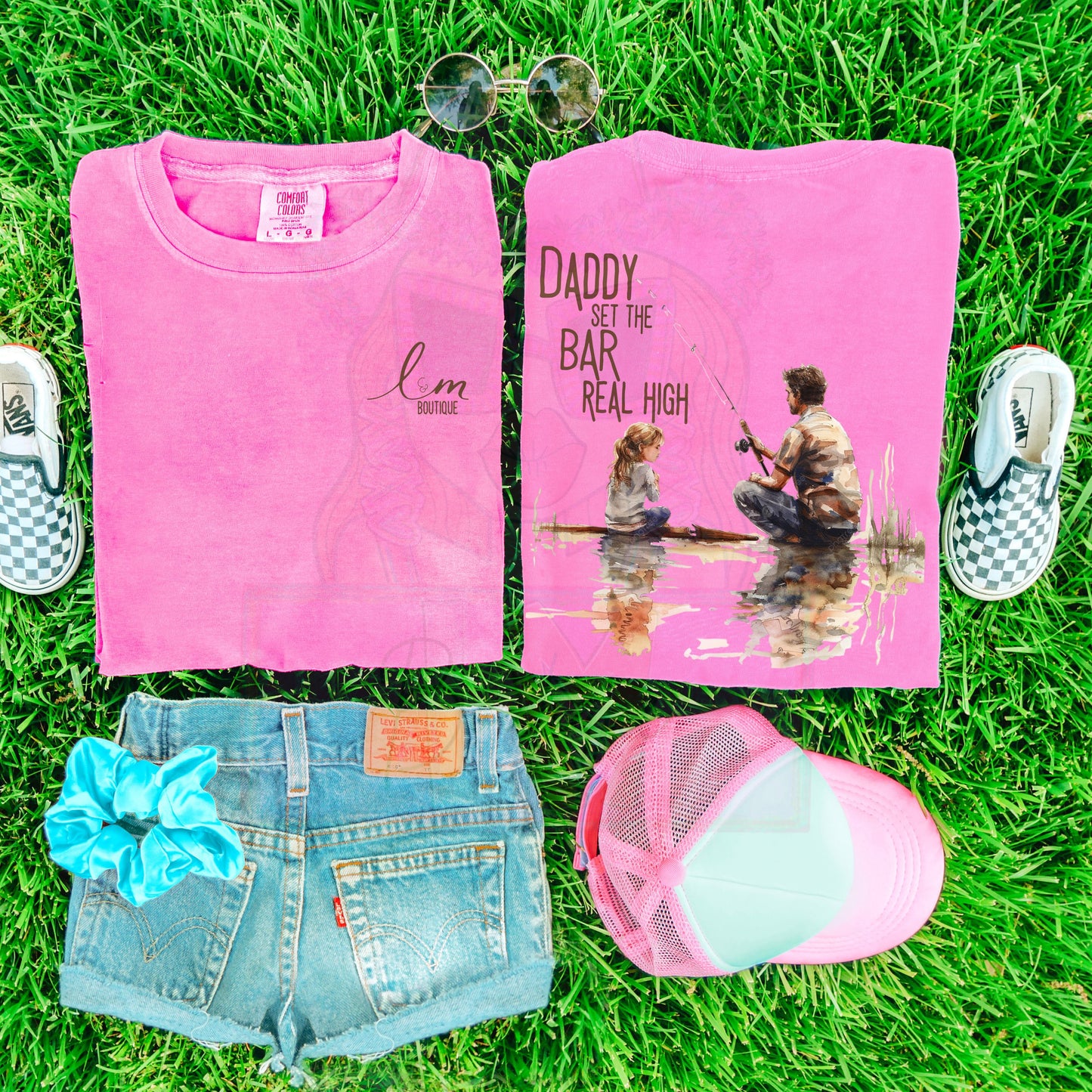 Set the Bar High Comfort Colors Youth Tee