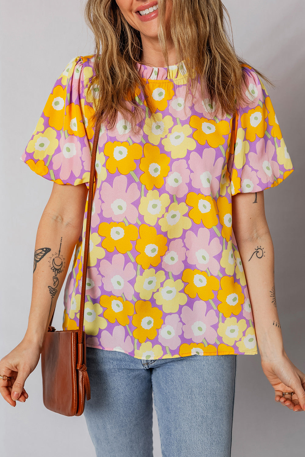 Frilled Flower Top