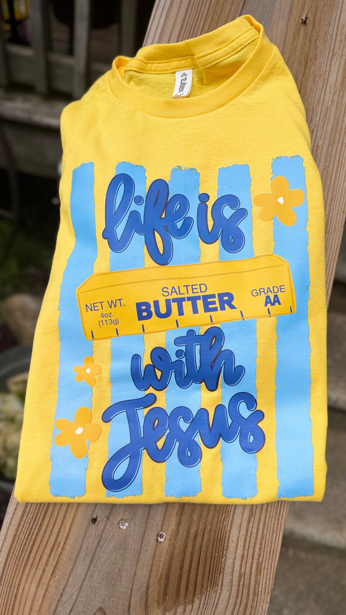 Life is Butter Short Sleeve Graphic Tee