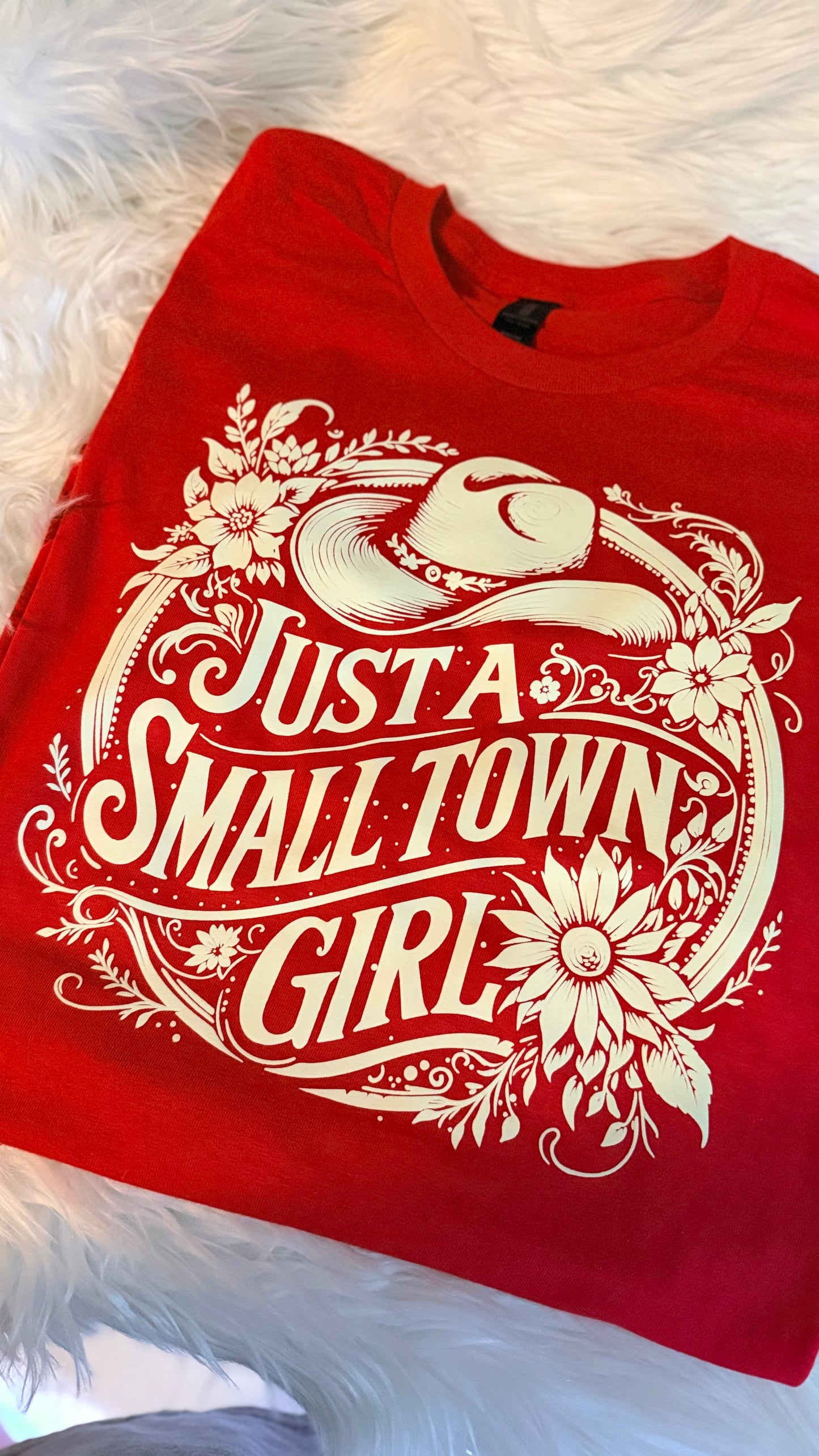 Small Town Girl RED Medium DISCOUNT BIN