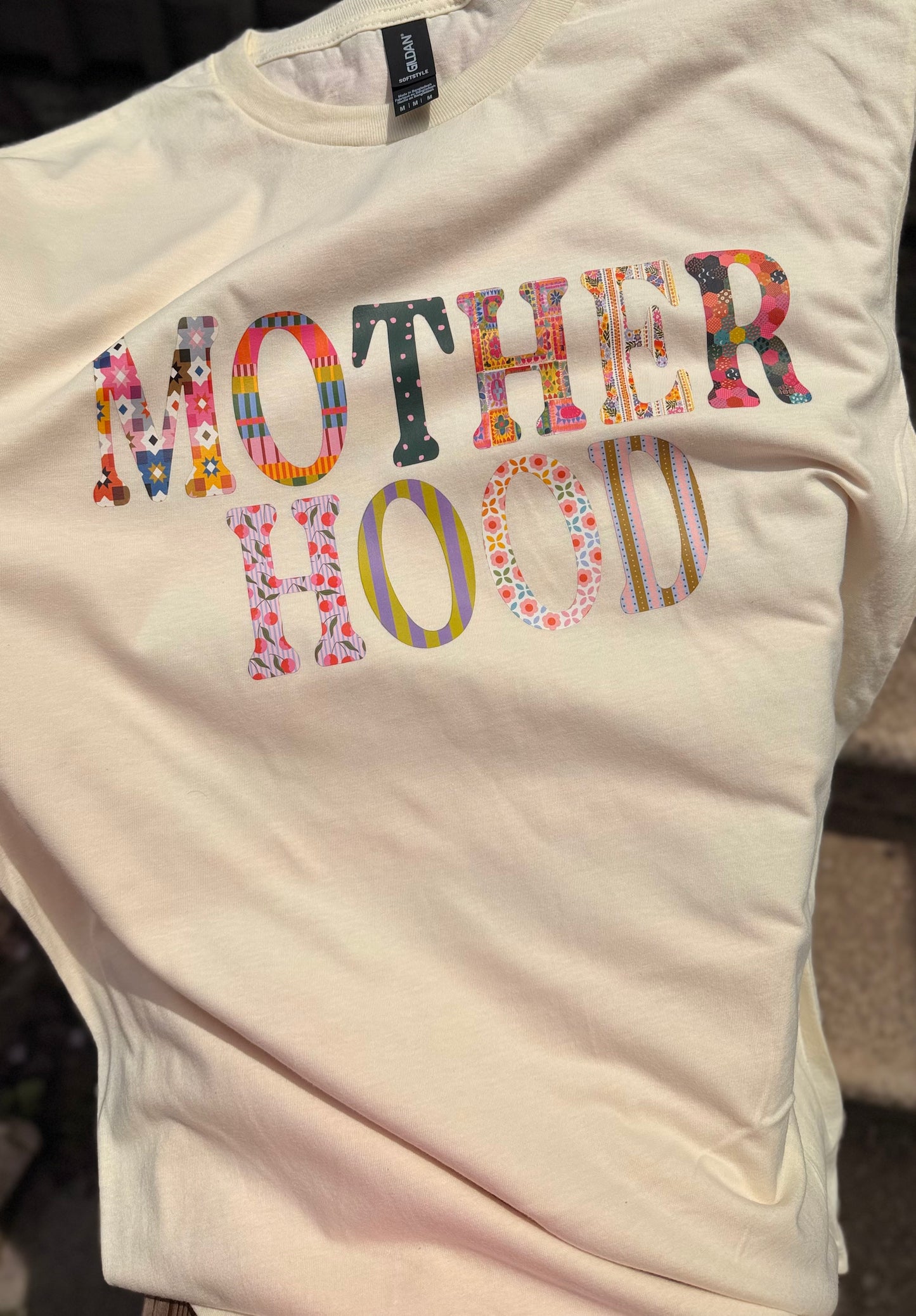 Motherhood Mixed Graphic Tee