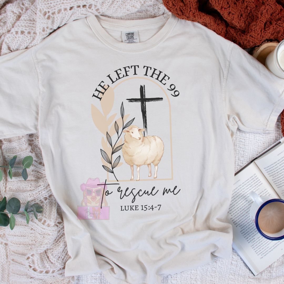 He Left the 99 Comfort Colors Tee