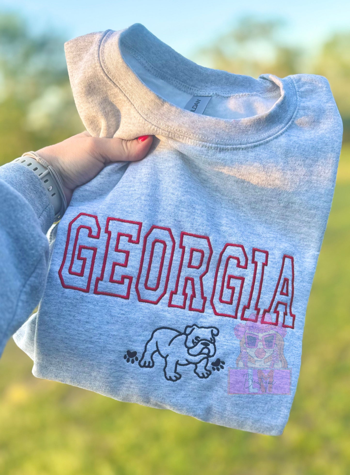 Embroidered Georgia Sweatshirt