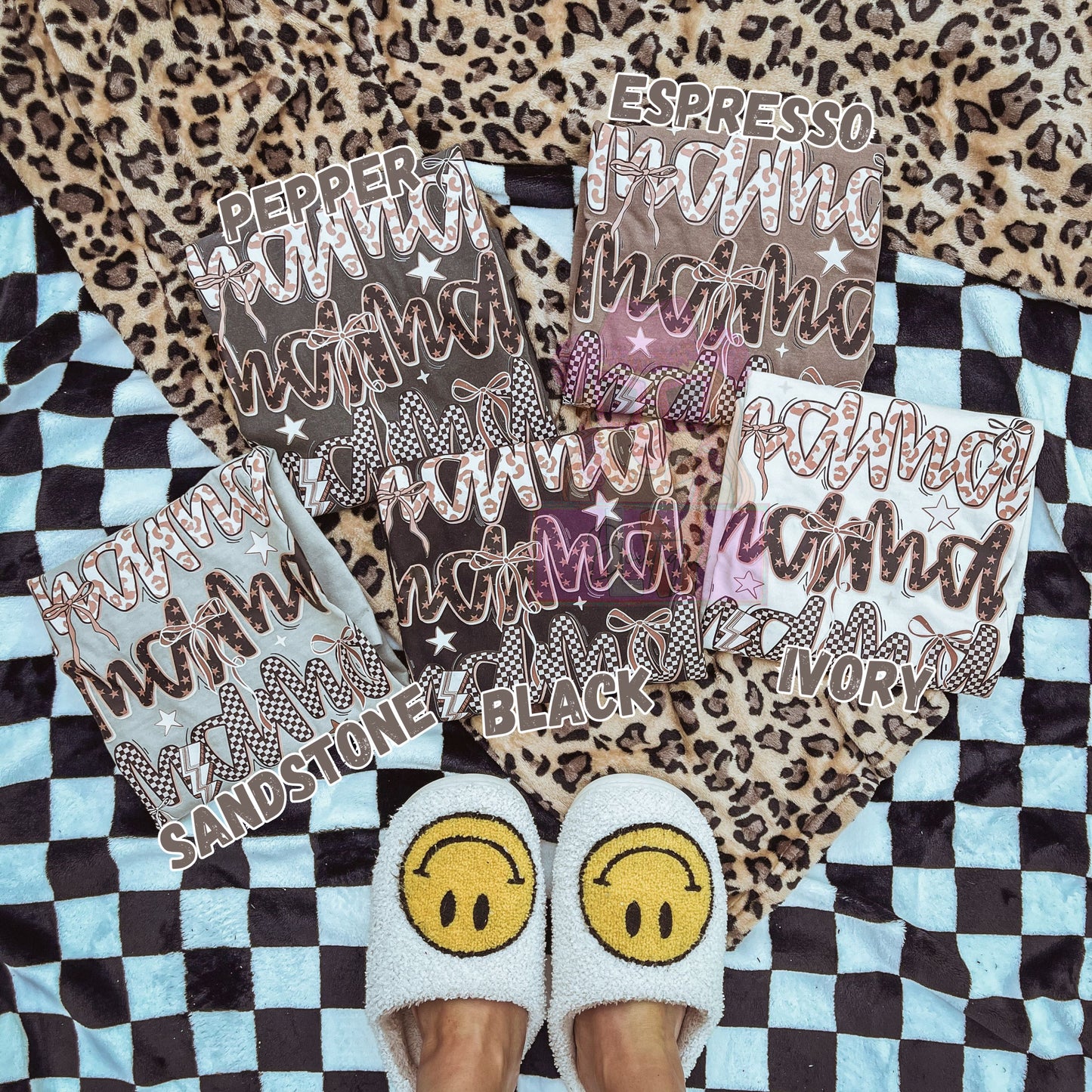 Leopard Mama Comfort Colors Tee