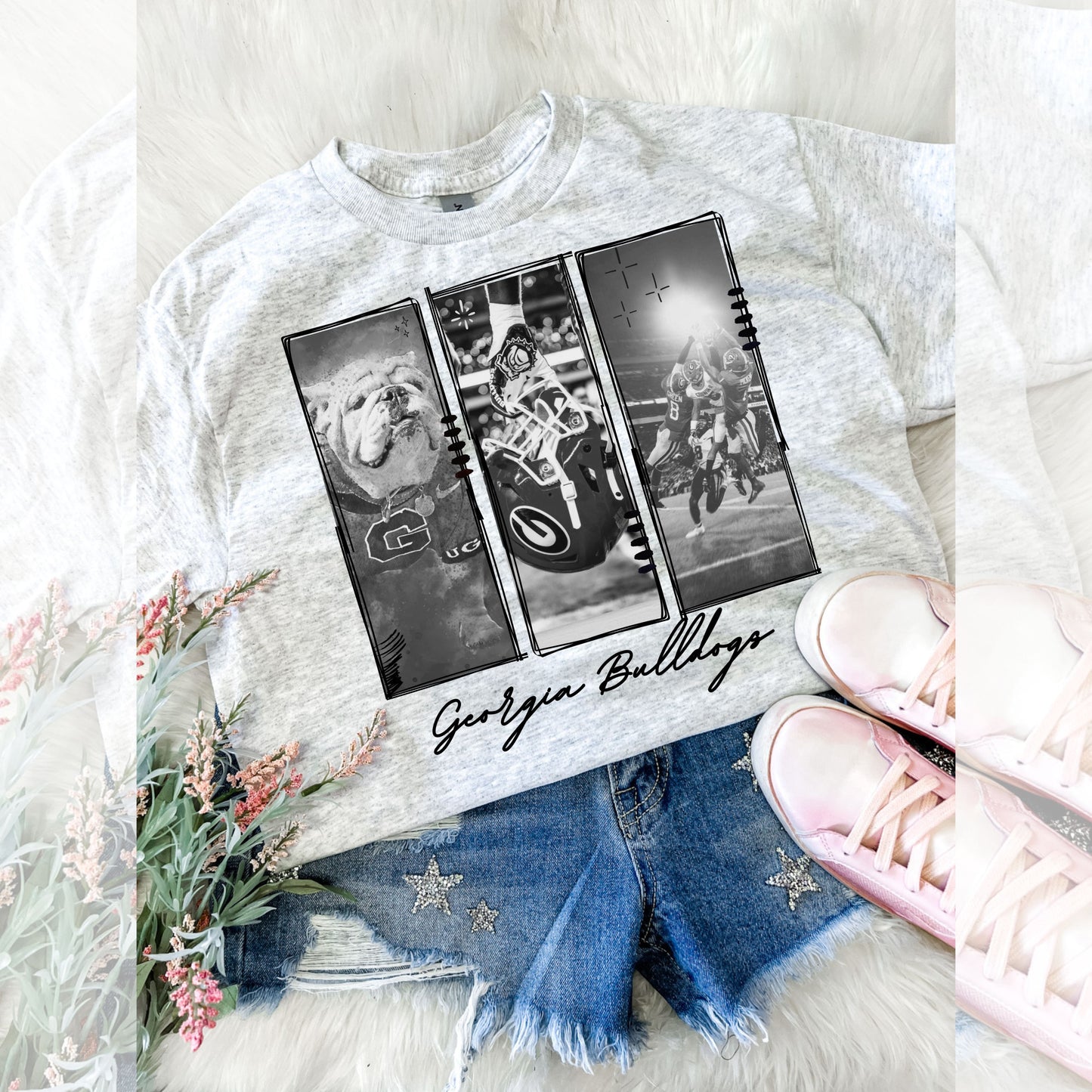 Bulldogs Trio Frame Tee