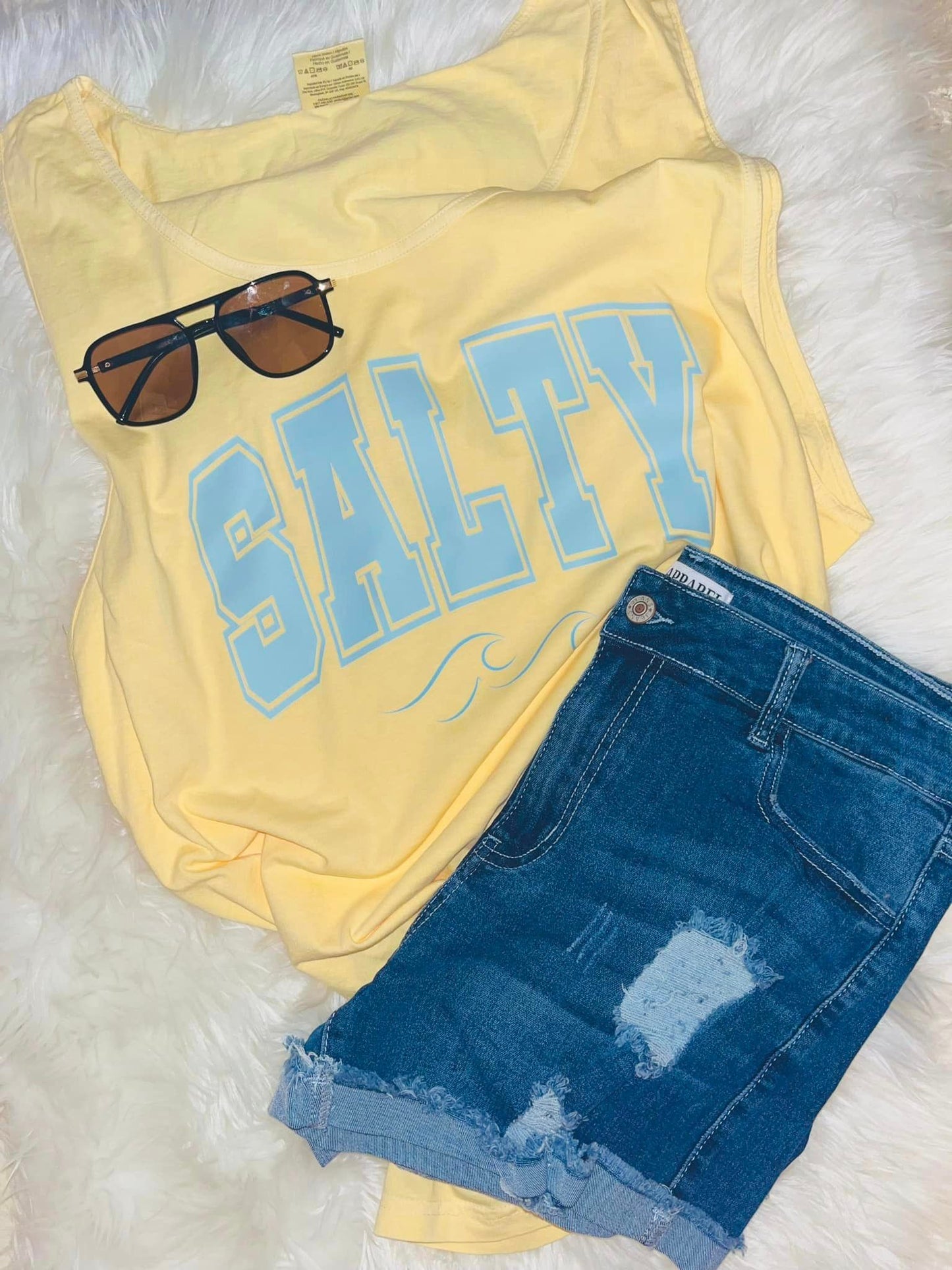 SALTY Comfort Colors Tank Top