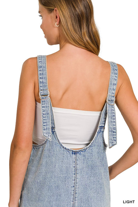 Denim Overall Dress