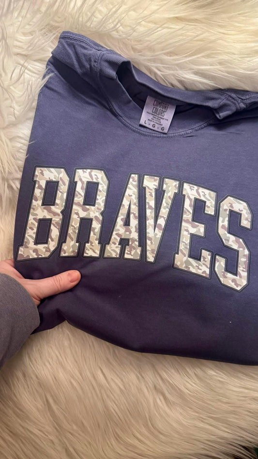 Camo Braves CC Large DISCOUNT BIN