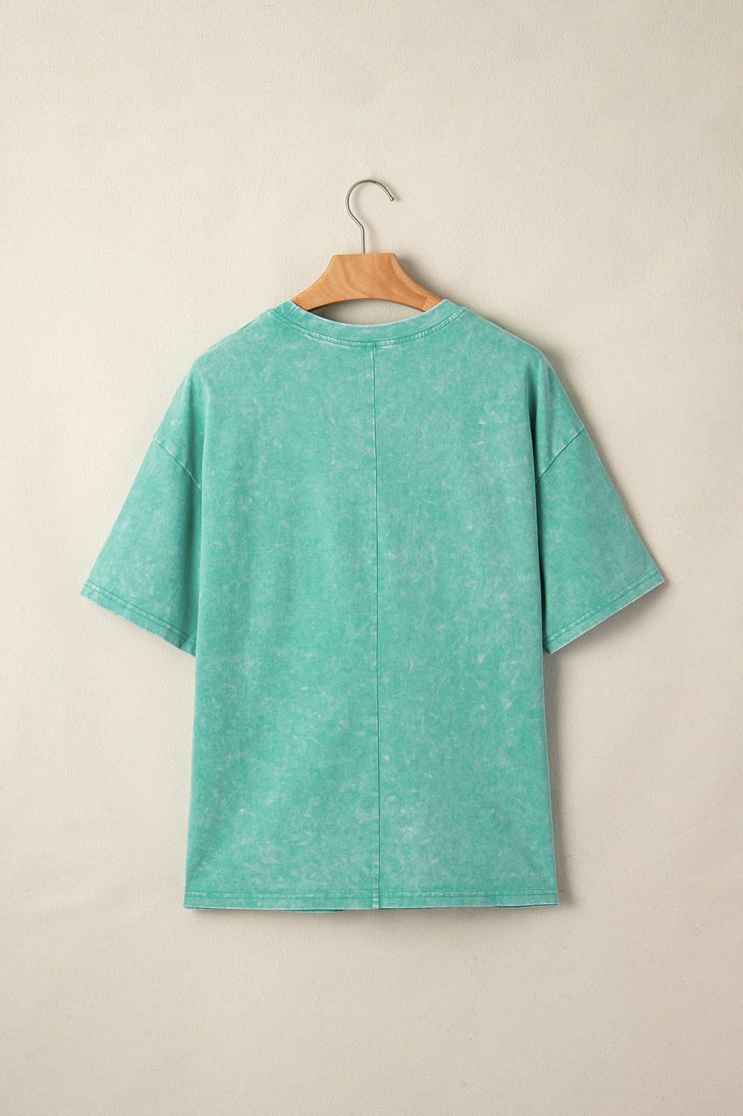 Mint Green Mineral Oversized Top