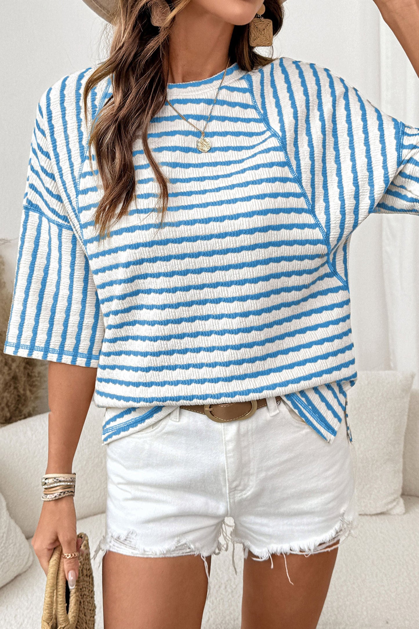 Stripe Knit Top *Multiple Colors* RTS