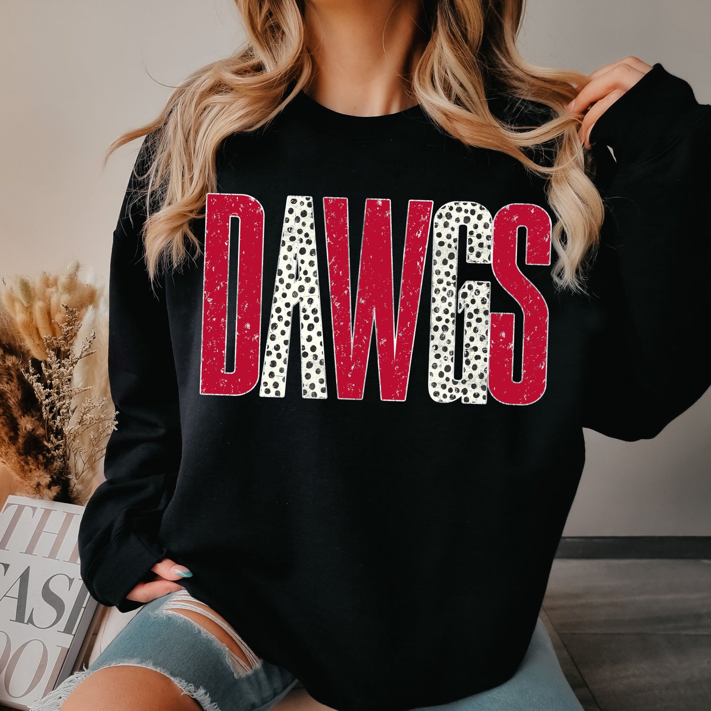 DAWGS Polka Dot Tee or Sweatshirt