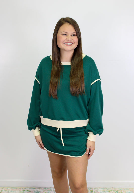 Green Skort Set LT