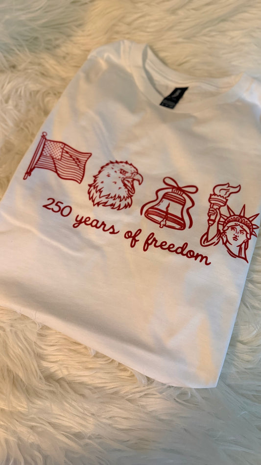 250 Years of Freedom SS Tee DISCOUNT BIN