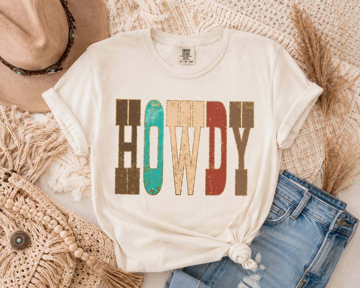 Western Tone Howdy Tee.