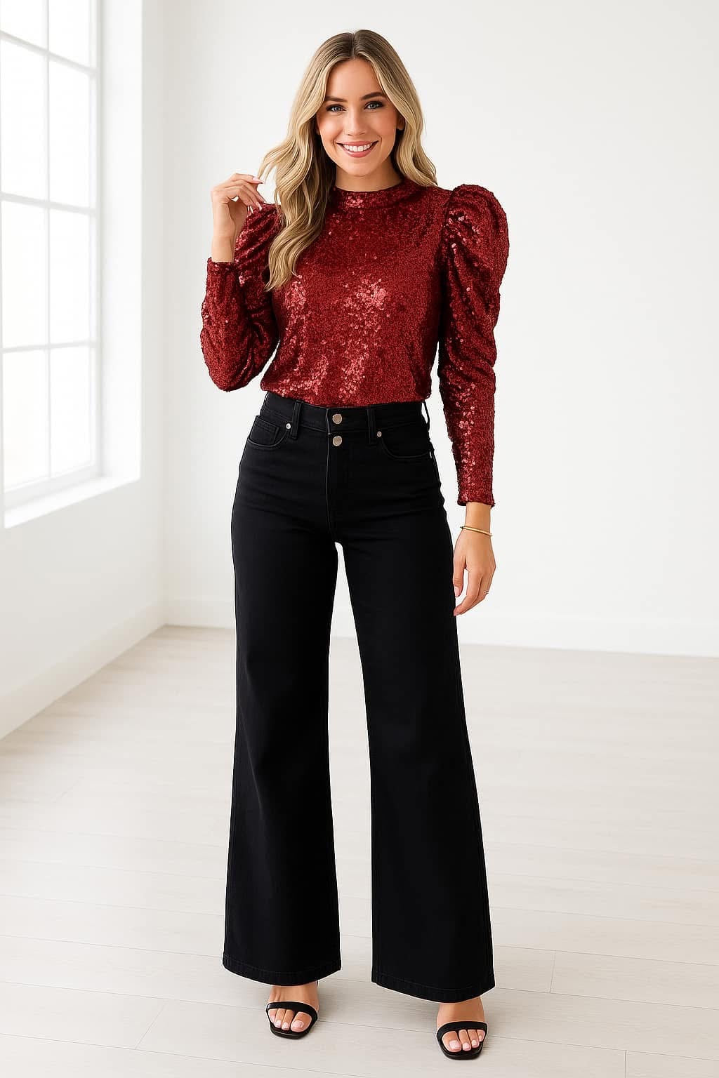 High Waist Flares