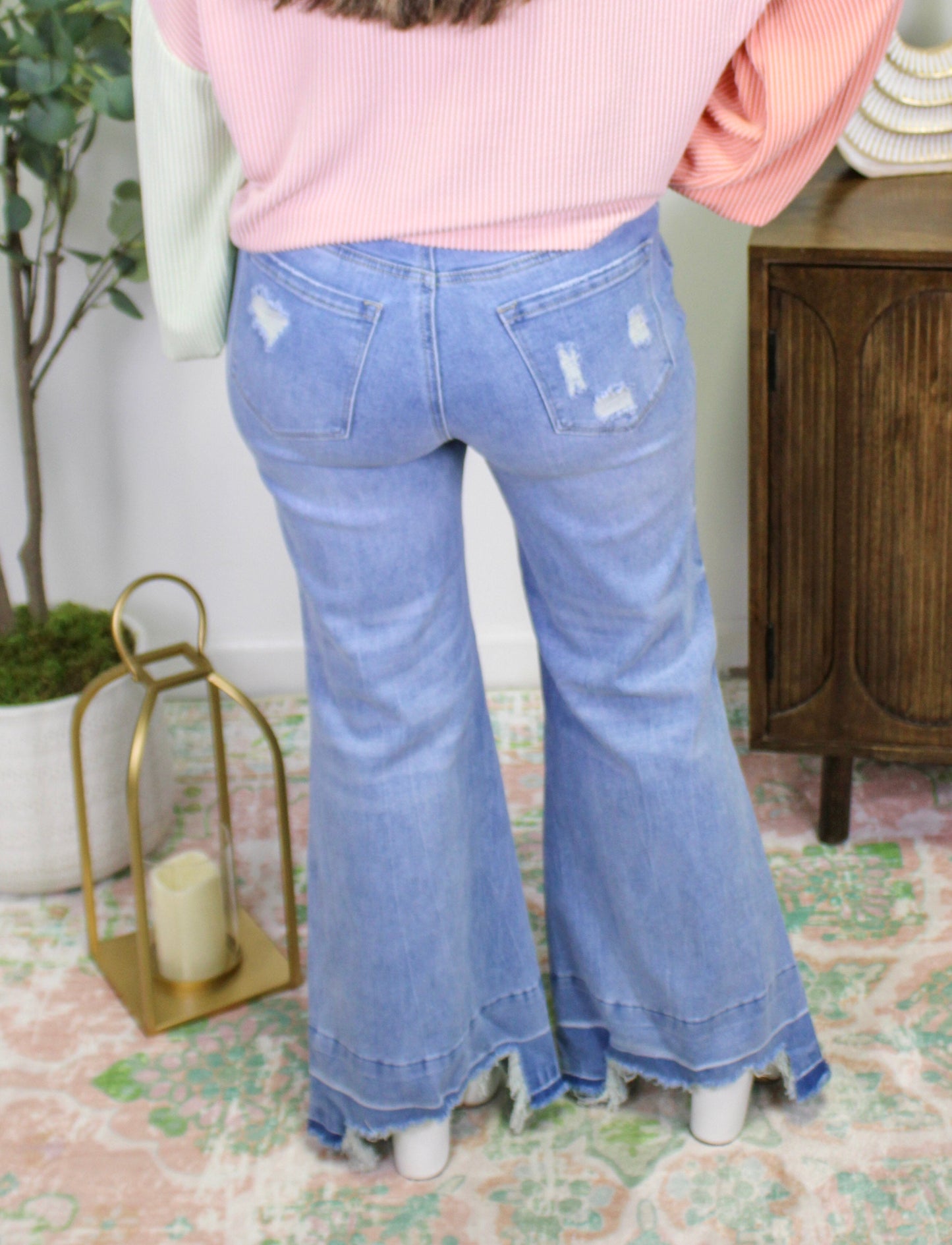 Raw Hem Jeans LT