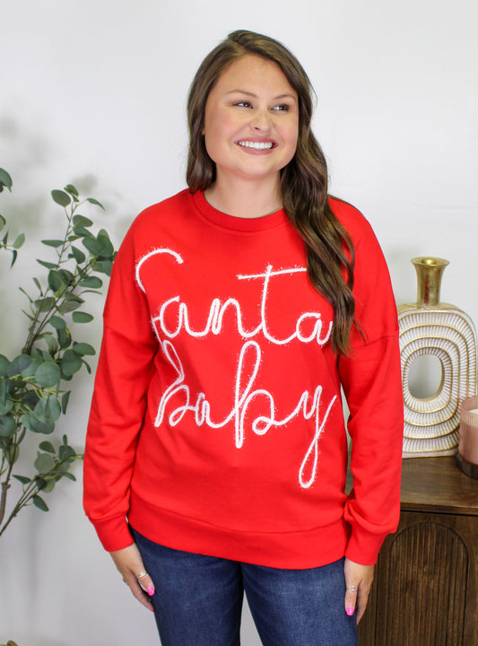 Tinsel Santa Baby Sweater LT