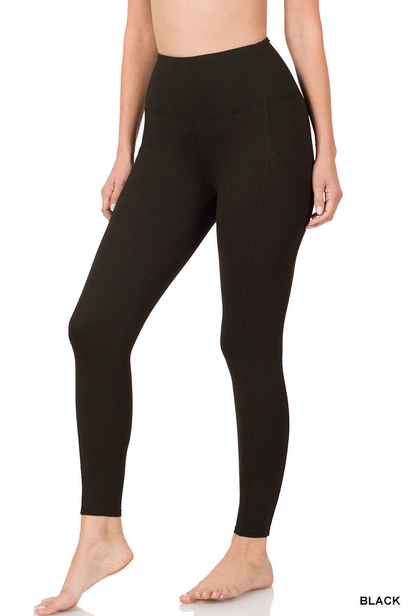 Microfiber Full Length Leggings Zenana RTS