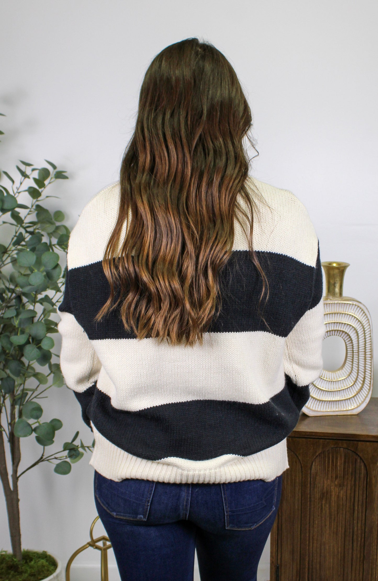 Striped Knit Sweater LT