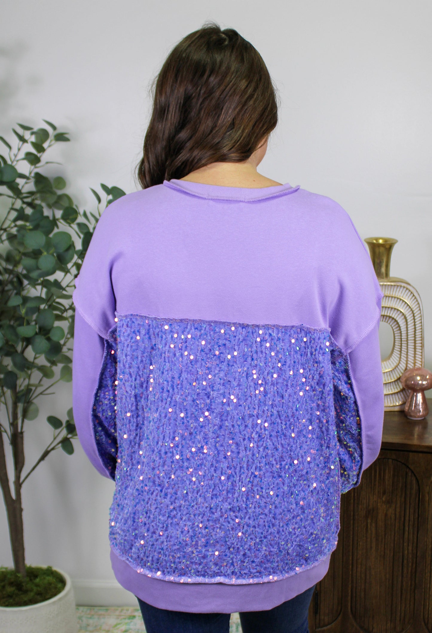 Sparkle Henley Pullover LT