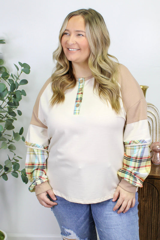 Plaid Plus Size Shirt RTS