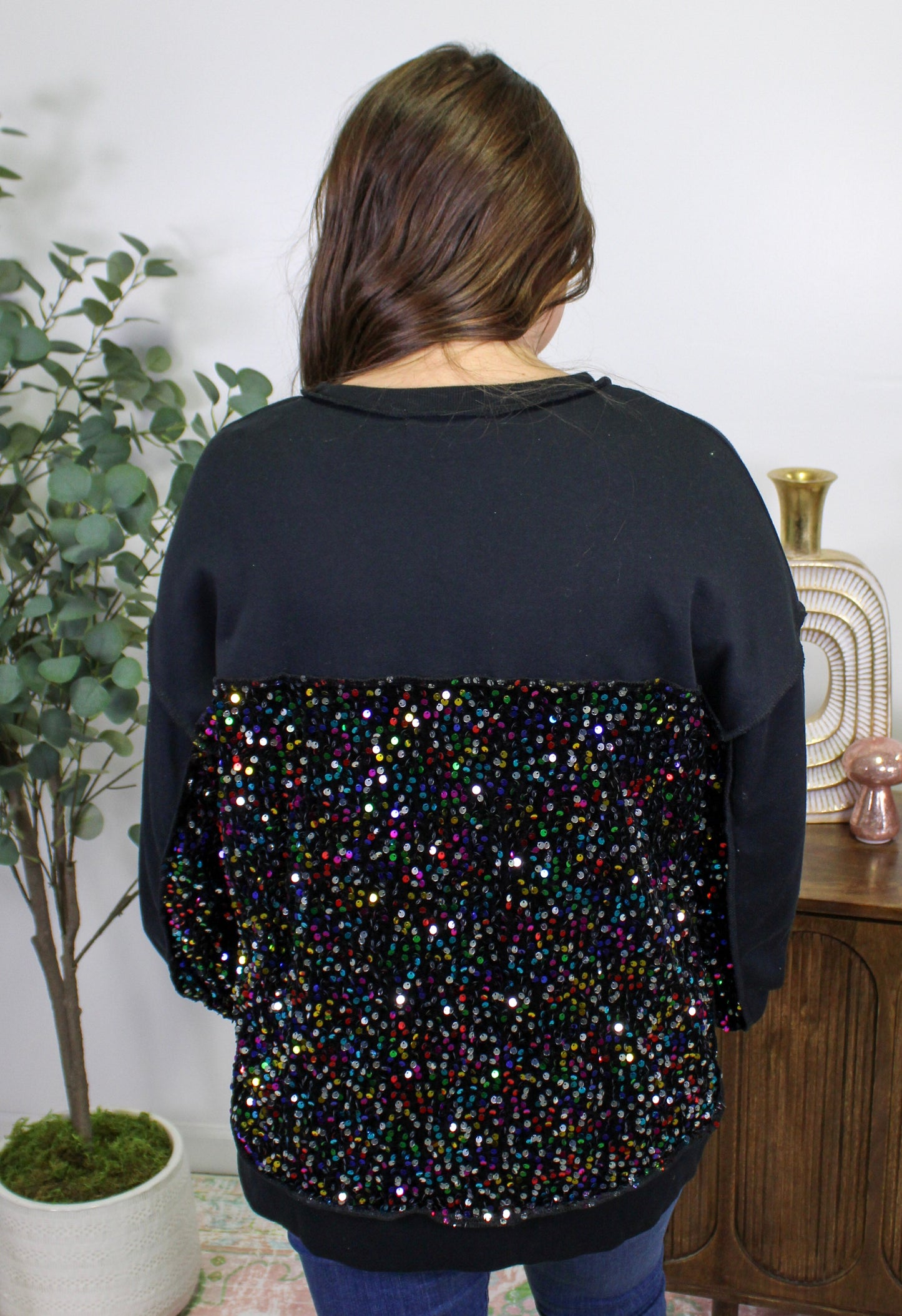 Sparkle Henley Pullover LT