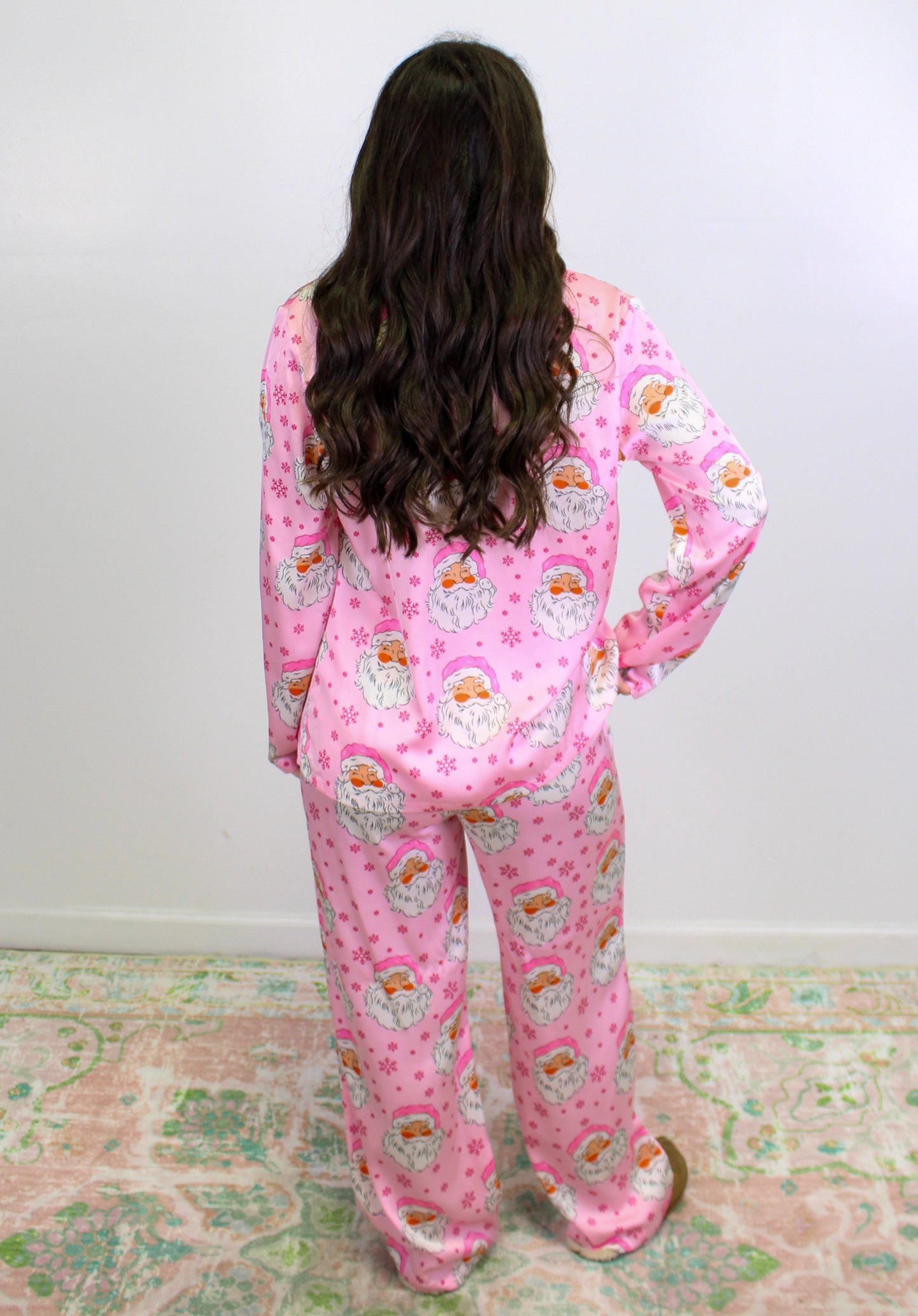 Pink Santa Pajamas RTS