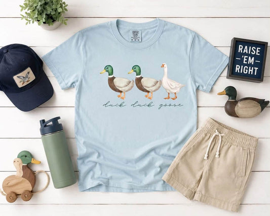 Adult Duck Duck Goose Tee.