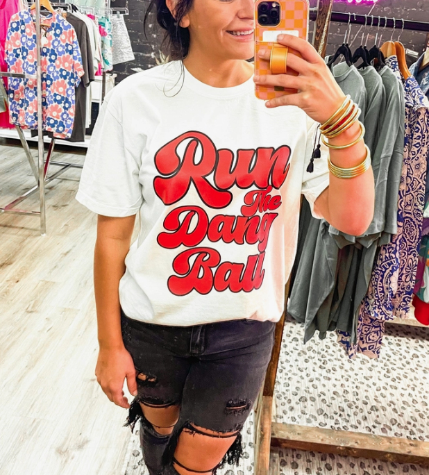 Run The Dang Ball Graphic Tee