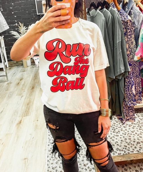 Run The Dang Ball Graphic Tee