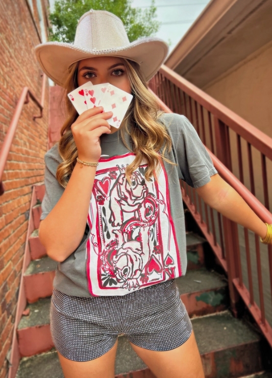 King of Hearts Comfort Colors Tee