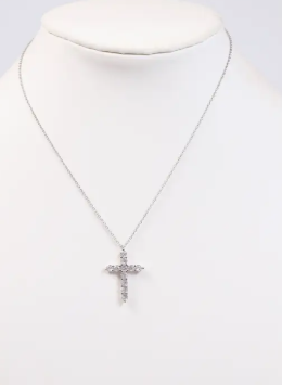 Silver Cross Necklace
