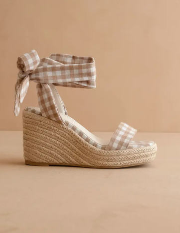 Gingham Wedges