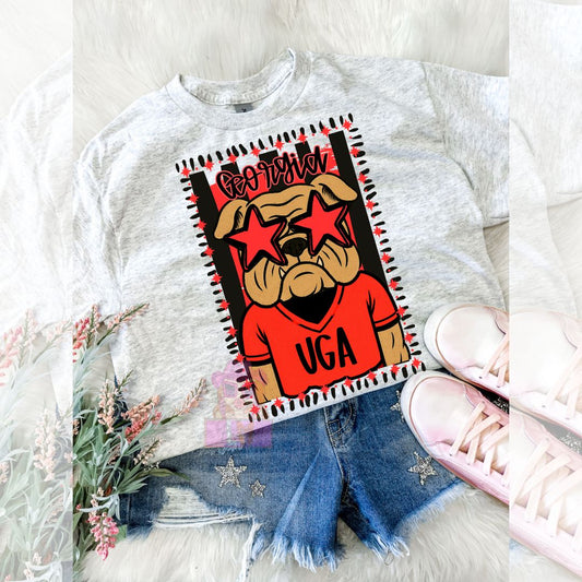 Hand Drawn Bulldog Frame