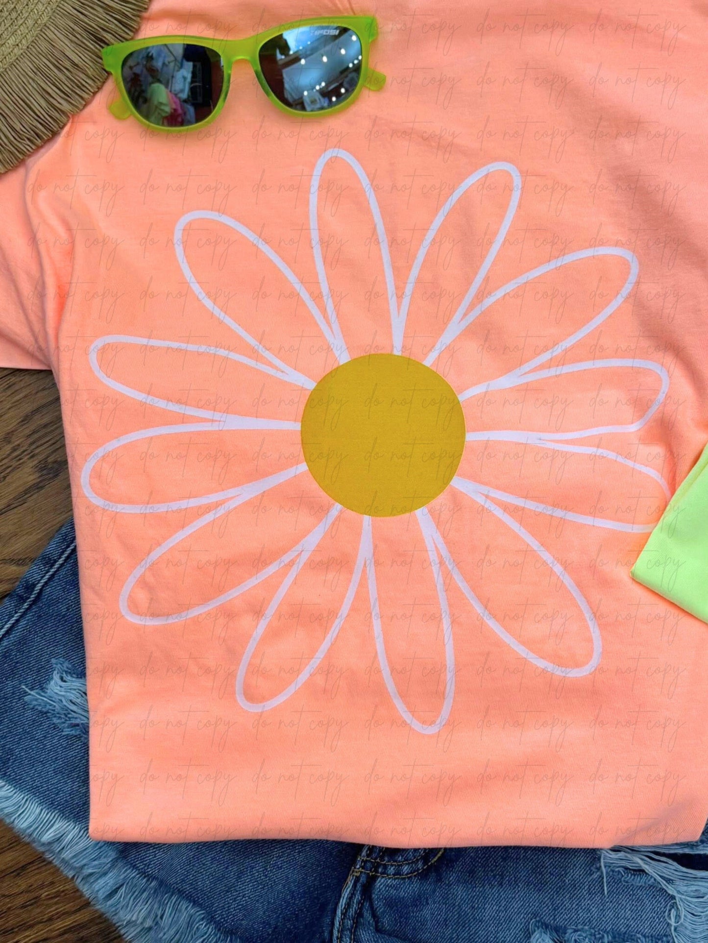 Neon Daisy Comfort Colors Tee